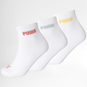 Puma - Lot De 3 Paires De Chaussettes 701225904 Blanc