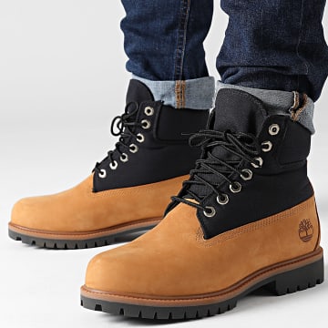 Timberland - Stivali Timberland Heritage 6 In Lace Waterproof A6EAS Wheat Nubuck Black
