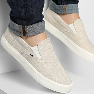 Tommy Hilfiger - Alpargatas Hi Vulc Low Slip On 5390 Crudo