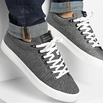 Tommy Hilfiger - Baskets Hi Vulc Low Core Chambray 5389 Black