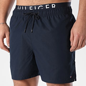 Tommy Hilfiger - Short De Bain Medium Drawstring 3489 Bleu Denim