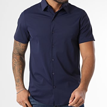 Frilivin - Chemise Manches Courtes Bleu Marine
