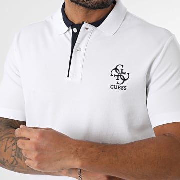 Guess - Polo Manches Courtes M5GP60-K7O64 Blanc