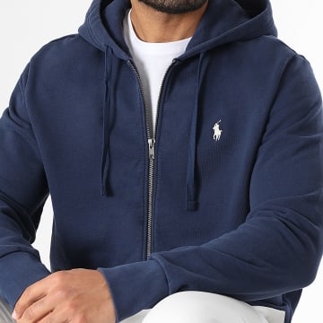 Polo Ralph Lauren - Sweat Zippé Capuche Original Player Bleu Marine