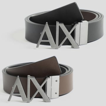 Armani Exchange - Cintura reversibile 951017 CC505 Nero Marrone