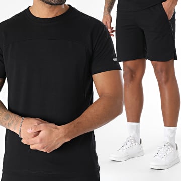 Classic Series - Ensemble Tee Shirt Et Short Jogging Noir