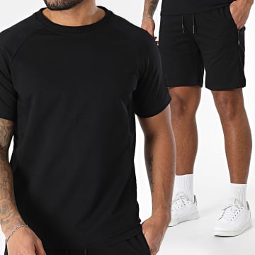 Classic Series - Ensemble Tee Shirt Et Short Jogging Noir