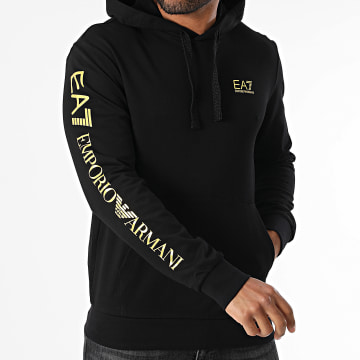 EA7 Emporio Armani - Sudadera con capucha 7M000259-AF13512 Negro Oro
