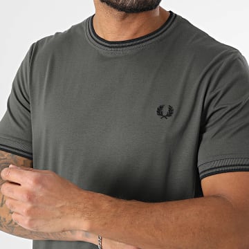 Fred Perry - Tee Shirt Twin Tipped M1588 Gris Anthracite