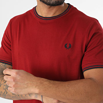 Fred Perry - Tee Shirt Twin Tipped M1588 Rouge