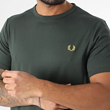 Fred Perry - Tee Shirt Ringer M3519 Vert Foncé