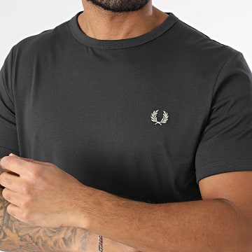 Fred Perry - Tee Shirt Ringer M3519 Gris Anthracite