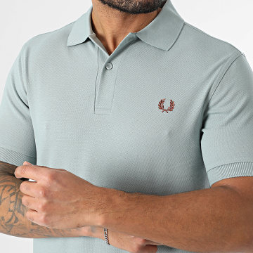 Fred Perry - Polo Manches Courtes Plain Fred Perry M6000 Vert Clair