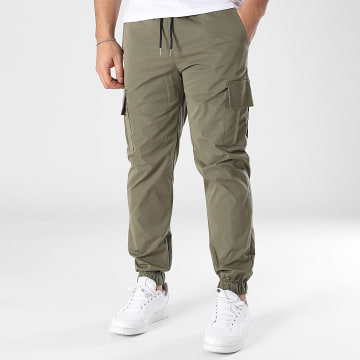 Frilivin - Pantalon Cargo Vert Kaki