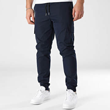 Frilivin - Pantalon Cargo Bleu Marine