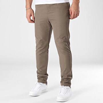 Frilivin - Pantalon Chino Marron