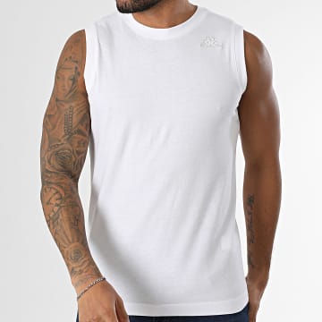 Kappa - Korpo Cadwal 303HZB0 Camiseta sin mangas blanca con logotipo
