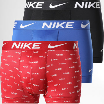 Nike - Lot De 3 Boxers Dri-Fit Essential Micro PKE1156 Rouge Bleu Roi Noir
