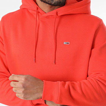 Tommy Jeans - Sweat Capuche Flag 0742 Orange