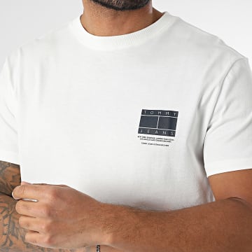 Tommy Jeans - Tee Shirt DNA Graphic 0814 Blanc