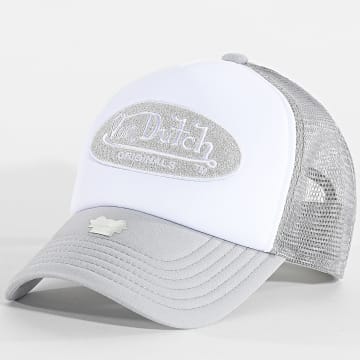Von Dutch - Cappello Trucker Tampa 7030843 Bianco Grigio