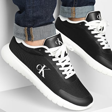 Calvin Klein - Baskets 3 Eva Runner Mesh 1264 Ck Black Bright White