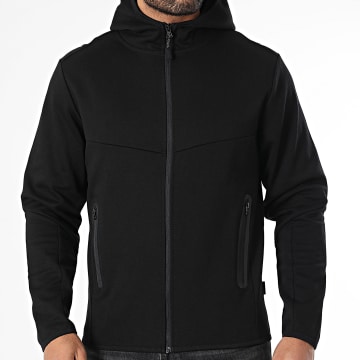 Jack And Jones - Sweat Zippé Capuche Fusion Noir