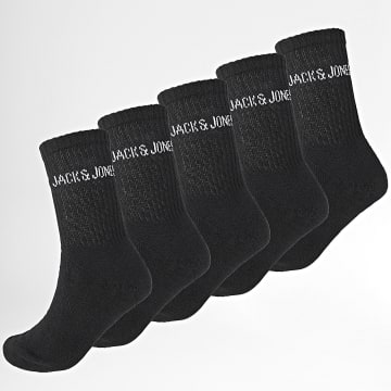 Jack And Jones - Lot De 5 Paires De Chaussettes Regen Noir