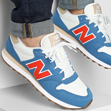New Balance - Manden 500 GM500TPN Wit Koningsblauw