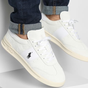 Polo Ralph Lauren - Baskets Heritage Aera Bianco Multi