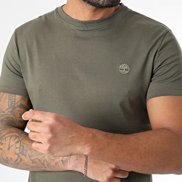 Timberland - Tee Shirt A2BPR Vert Kaki Foncé