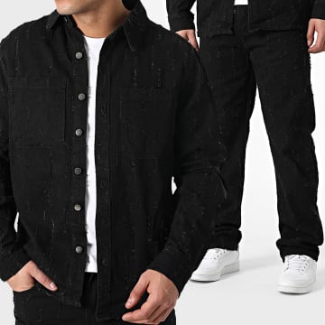Uniplay - Ensemble Surchemise Jean Et Jean Noir