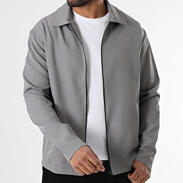 Uniplay - Chaqueta gris con cremallera