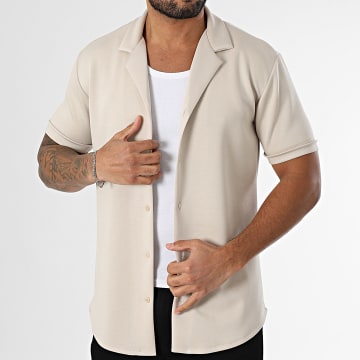 Uniplay - Chemise Manches Courtes Beige