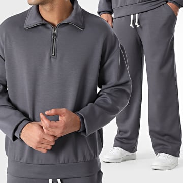 Uniplay - Ensemble De Survetement Gris Anthracite