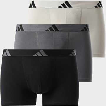 Adidas Sportswear - Lot De 3 Boxers JK3948 Noir Gris Anthracite Beige