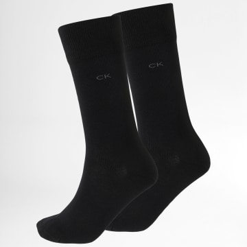Calvin Klein - Lote de 2 pares de calcetines 701218631 Negro