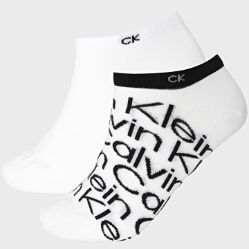 Calvin Klein - Lote de 2 pares de calcetines 701218714 Blanco