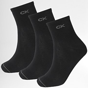 Calvin Klein - Lote de 3 pares de calcetines 701218719 Negro