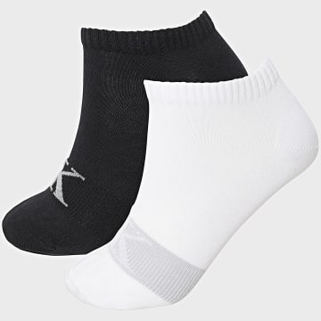 Calvin Klein - Lote de 2 pares de calcetines 701231393 Blanco Negro