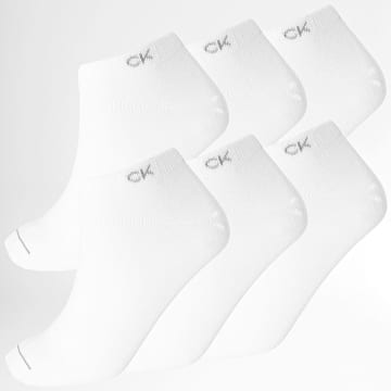 Calvin Klein - Lote de 6 pares de calcetines 2232 Blanco
