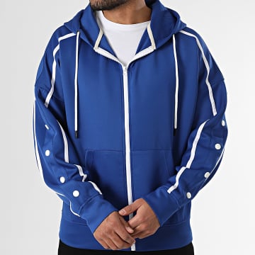 Classic Series - Sweat Zippé Capuche Bleu Marine