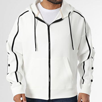 Classic Series - Sweat Zippé Capuche Blanc