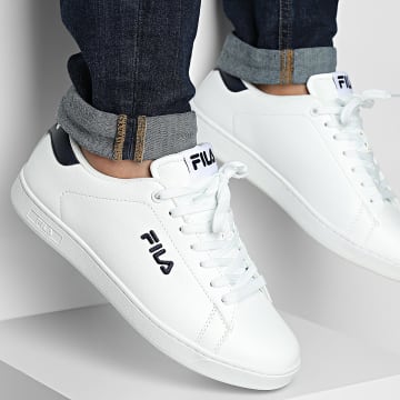 Fila - Courtbay Linear Zapatillas FFM0401 Blanco Fila Azul Marino