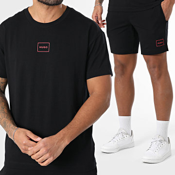 HUGO - Ensemble Tee Shirt Et Short Jogging Laze 50534566 Noir