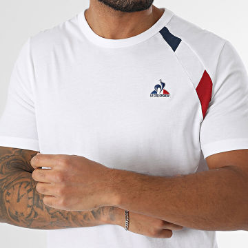 Le Coq Sportif - N1 Tricolour T-shirt 2510032 Wit