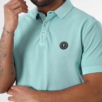 Le Temps Des Cerises - Polo Manches Courtes Dylon Turquoise
