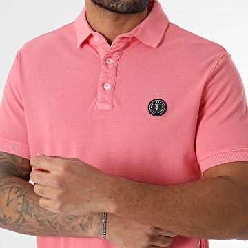 Le Temps Des Cerises - Polo-Shirt Kurzarm Dylon Rosa