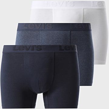 Levi's - Lot De 3 Boxers 905045001 Blanc Bleu Marine