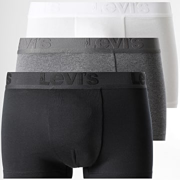 Levi's - Lot De 3 Boxers 905042001 Blanc Gris Chiné Noir